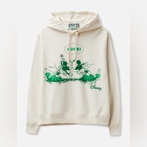 Gucci x Disney Hoodie with Green Graphic